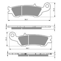 Goldfren Brake Pads GF248 - K5