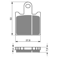 Goldfren Brake Pads GF249 - S3