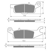 Goldfren Brake Pads GF252 - K5