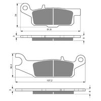 Goldfren Brake Pads GF253 - K5