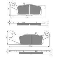 Goldfren Brake Pads GF256 - K5