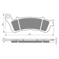 Goldfren Brake Pads GF257 - S3