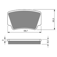 Goldfren Brake Pads GF260 - K5