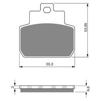 Goldfren Brake Pads GF263 - S3