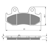 Goldfren Brake Pads GF267 - S3