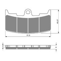 Goldfren Brake Pads GF270 - S3