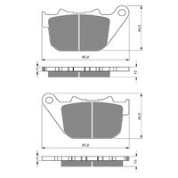 Goldfren Brake Pads GF274 - S3