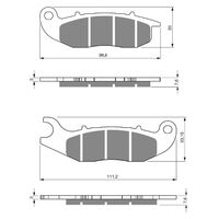 Goldfren Brake Pads GF278 - K5