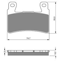 Goldfren Brake Pads GF279 - S3