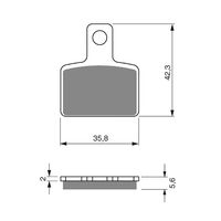 Goldfren Brake Pads GF282 - K5