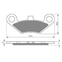 Goldfren Brake Pads GF284 - S3