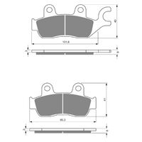 Goldfren Brake Pads GF285 - S3