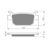 Goldfren Brake Pads GF287 - S3