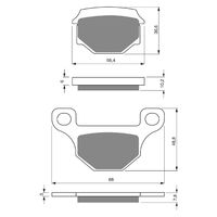 Goldfren Brake Pads GF289 - S3