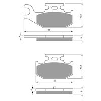 Goldfren Brake Pads GF295 - K5