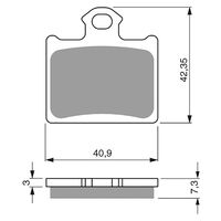 Goldfren Brake Pads GF297 - K5