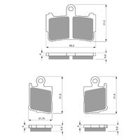 Goldfren Brake Pads GF298 - S3