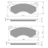 Goldfren Brake Pads GF299 - S3