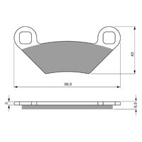 Goldfren Brake Pads GF300 - K5