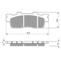 Goldfren Brake Pads GF302 - S3