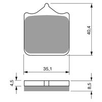 Goldfren Brake Pads GF304 - S3