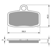 Goldfren Brake Pads GF307 - K5