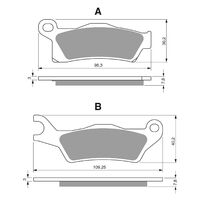 Goldfren Brake Pads GF310 - K1