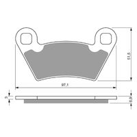 Goldfren Brake Pads GF312 - K5