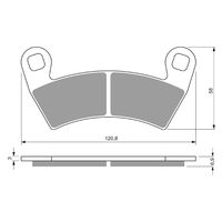 Goldfren Brake Pads GF313 - K5