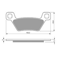 Goldfren Brake Pads GF314 - K5