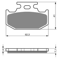 Goldfren Brake Pads GF317 - K5