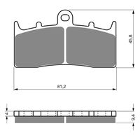 Goldfren Brake Pads GF318 - S3