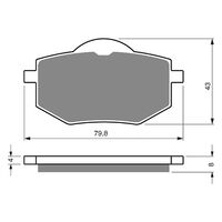 Goldfren Brake Pads GF322 - S3