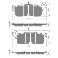 Goldfren Brake Pads GF323 - S3