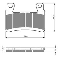 Goldfren Brake Pads GF324 - S3