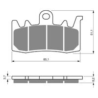 Goldfren Brake Pads GF328 - S3