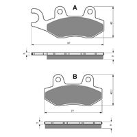 Goldfren Brake Pads GF334 - S3