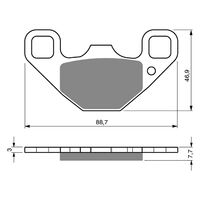 Goldfren Brake Pads GF337 - K5