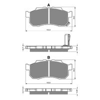 Goldfren Brake Pads GF339 - K5