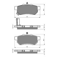 Goldfren Brake Pads GF340 - K5