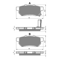 Goldfren Brake Pads GF341 - K5