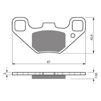 Goldfren Brake Pads GF342 - K5