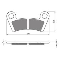 Goldfren Brake Pads GF343 - K5