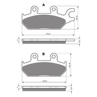 Goldfren Brake Pads GF345 - K5