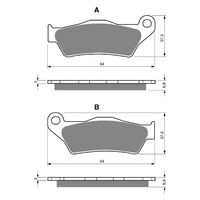 Goldfren Brake Pads GF349 - S3