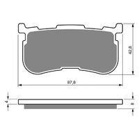 Goldfren Brake Pads GF353 - S3