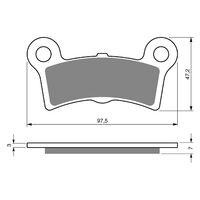 Goldfren Brake Pads GF354 - S3