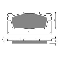 Goldfren Brake Pads GF355 - S3