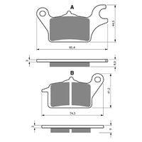 Goldfren Brake Pads GF357 - S3