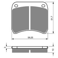 Goldfren Brake Pads GF365 - S3